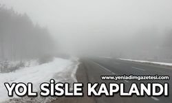 Karabük- Bartın kara yolu sisle kaplandı