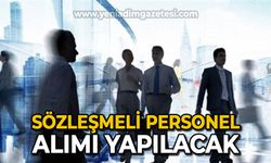 Sözleşmeli personel alımı yapılacak