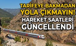 Tarifeye bakmadan yola çıkmayın: Hareket saatleri değişti