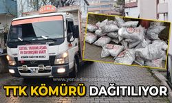 TTK Kömürü dağıtılıyor