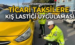 Ticari taksilere kış lastiği uygulaması