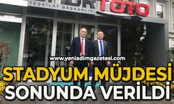 Stadyum müjdesi sonunda verildi