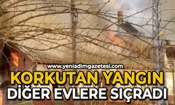 Korkutan yangın: Diğer evlere sıçradı