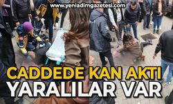 Baltalı bıçaklı kavga: Yaralılar var