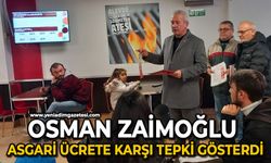 Osman Zaimoğlu asgari ücrete karşı tepki gösterdi