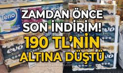 Zamdan önce son indirim: 190 TL'nin altına düştü