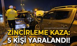 Zincirleme trafik kazası: 5 yaralı