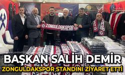 Başkan Salih Demir Zonguldakspor'un standını ziyaret  etti