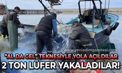 Zonguldak'ta balık bereketi: İki ton lüferle limana döndüler