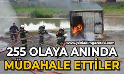 255 olaya anında müdahale ettiler