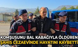 Komşusunu öldüren şahıs cezaevinde hayatını kaybetti