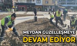 Meydan güzelleşmeye devam ediyor