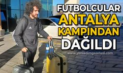 Futbolcular Antalya kampından dağıldı