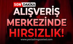 Alışveriş merkezinde hırsızlık!