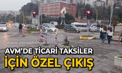 AVM'lere ticari taksiler için özel çıkış