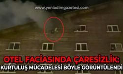 Otel faciasında çaresizlik ve kurtuluş mücadelesi böyle görüntülendi