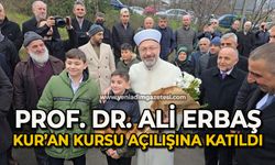 Diyanet İşleri Başkanı Prof. Dr. Ali Erbaş, Kur’an Kursu açılışına katıldı