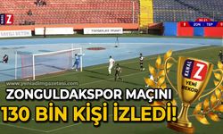 Kanal Z’de yeni rekor: Zonguldakspor maçını 130 bin kişi izledi