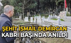 Şehit İsmail Demircan kabri başında dualarla anıldı
