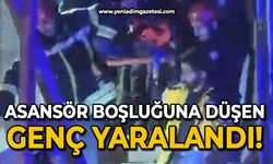 İnşaat halindeki binanın asansör boşluğuna düşen çocuk yaralandı