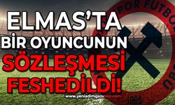 Zonguldakspor'da bir futbolcunun sözleşmesi feshedildi