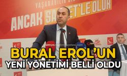 Burak Erol'un yeni yönetimi belli oldu