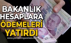 Bakanlık tarafından ödemeler hesaplara yatırıldı