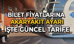 Bilet fiyatlarına akaryakıt ayarı: İşte güncel tarife