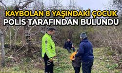 Kaybolan 8 yaşındaki çocuk polis tarafından bulundu