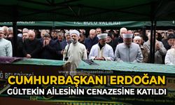 Cumhurbaşkanı Erdoğan, yangında hayatını kaybeden Gültekin ailesinin cenazesine katıldı