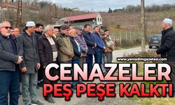 Cenazeler peş peşe kalktı