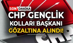 Cumhuriyet Halk Partisi (CHP) Gençlik Kolları Başkanı gözaltına alındı!