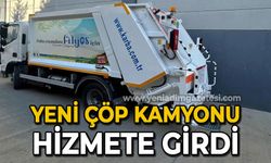 Yeni çöp kamyonu hizmete girdi