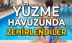 Yüzme havuzunda zehirlendiler