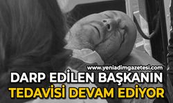 Darp edilen başkanın tedavisi sürüyor