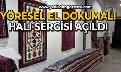 Yöresel el dokuma halı sergisi açıldı