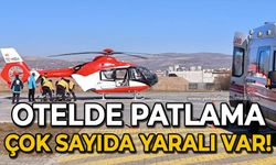 Otelde patlama! Çok sayıda yaralı var