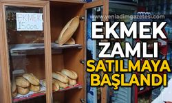 Ekmek zamlı satılmaya başlandı