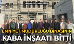 Emniyet Müdürlüğü binasının kaba inşaatı bitti