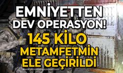 Emniyetten dev uyuşturucu operasyonu: 145 kilo metamfetamin ele geçirildi