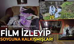 Film izleyip, soyguna kalkışmışlar