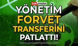 Yönetim forvet transferini patlattı