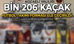 Bin 206 kaçak futbol takımı forması ele geçirildi