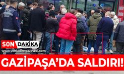 Gazipaşa'da saldırı: Darbe aldı, yere yığıldı!