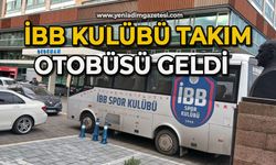 İBB Kulübü Takım Otobüsü geldi