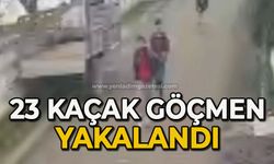 23 kaçak göçmen yakalandı