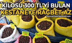 Kilosu 300 lirayı bulan kestaneye rağbet az