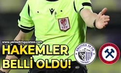 Hakemler belli oldu