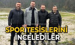 Spor tesislerini incelediler