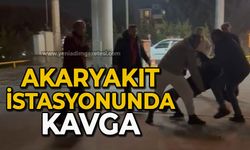 Akaryakıt istasyonunda kavga: 1 kişiye 3 kişi saldırdı